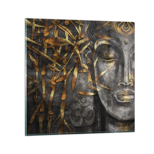 Quadro em vidro - Sinta a paz - 60x60 cm