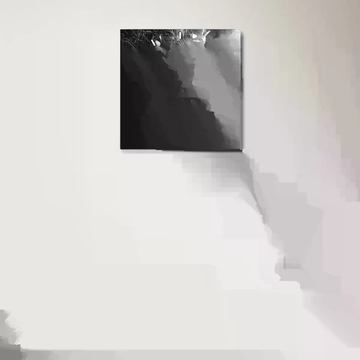 Relógio de parede - Relógio em vidro - A própria mãe – natureza - 30x30 cm