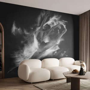 Papel de Parede Premium Sand - Parado no ar - Dançarino, Balé, Cultura - 100x70 cm