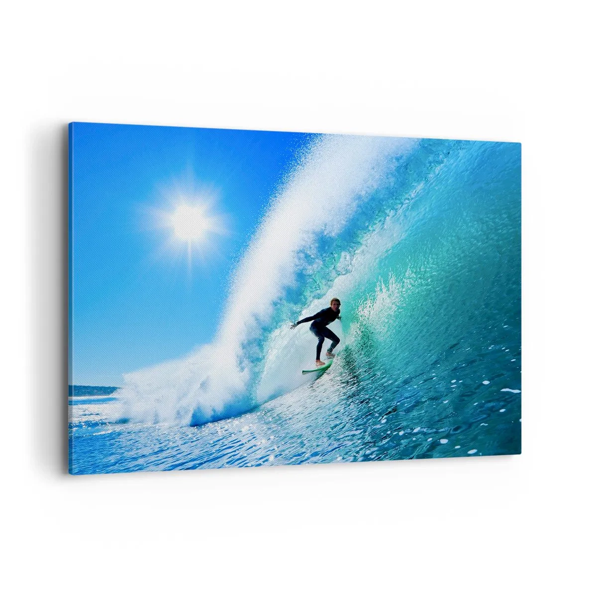 Quadro em tela - Azul gigante - 100x70 cm
