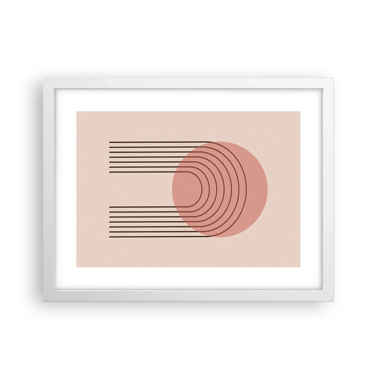 Pôster em moldura branca - Atração irresistível - 40x30 cm