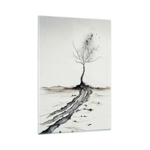 Quadro em vidro - Melancolia de inverno - 80x120 cm