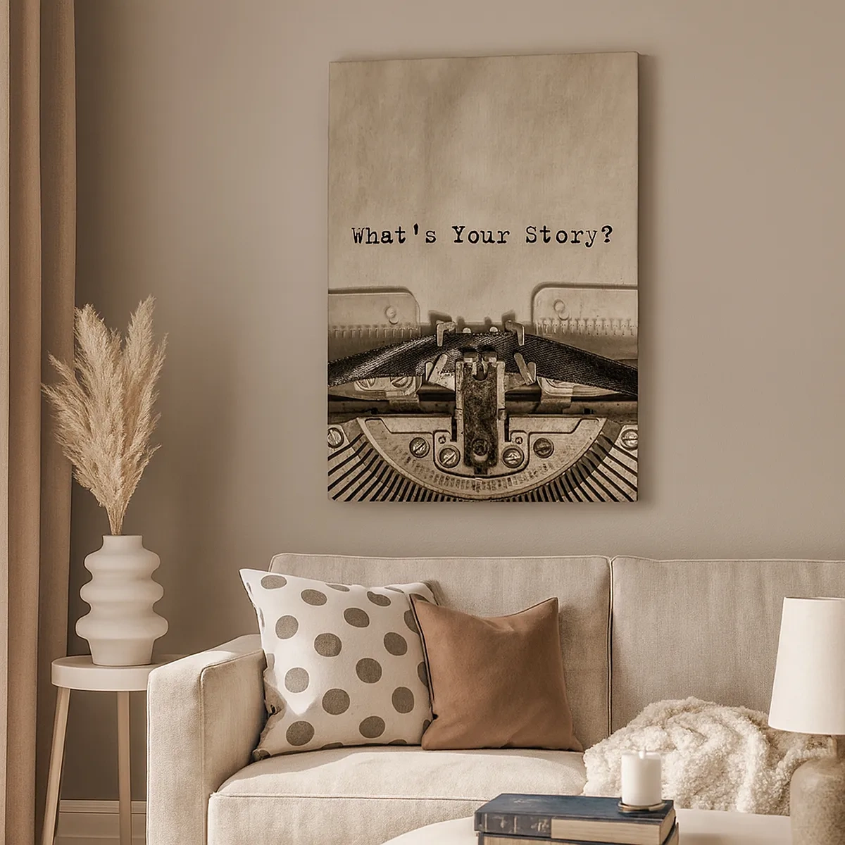 Quadro em tela - Conta-me - 50x70 cm