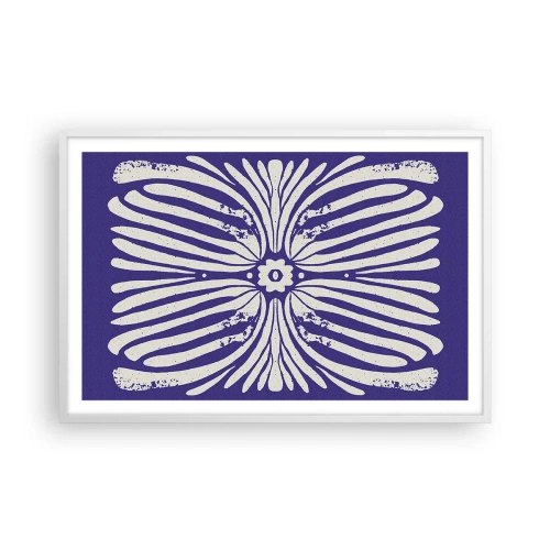 Pôster em moldura branca - Inspirações étnicas - 91x61 cm