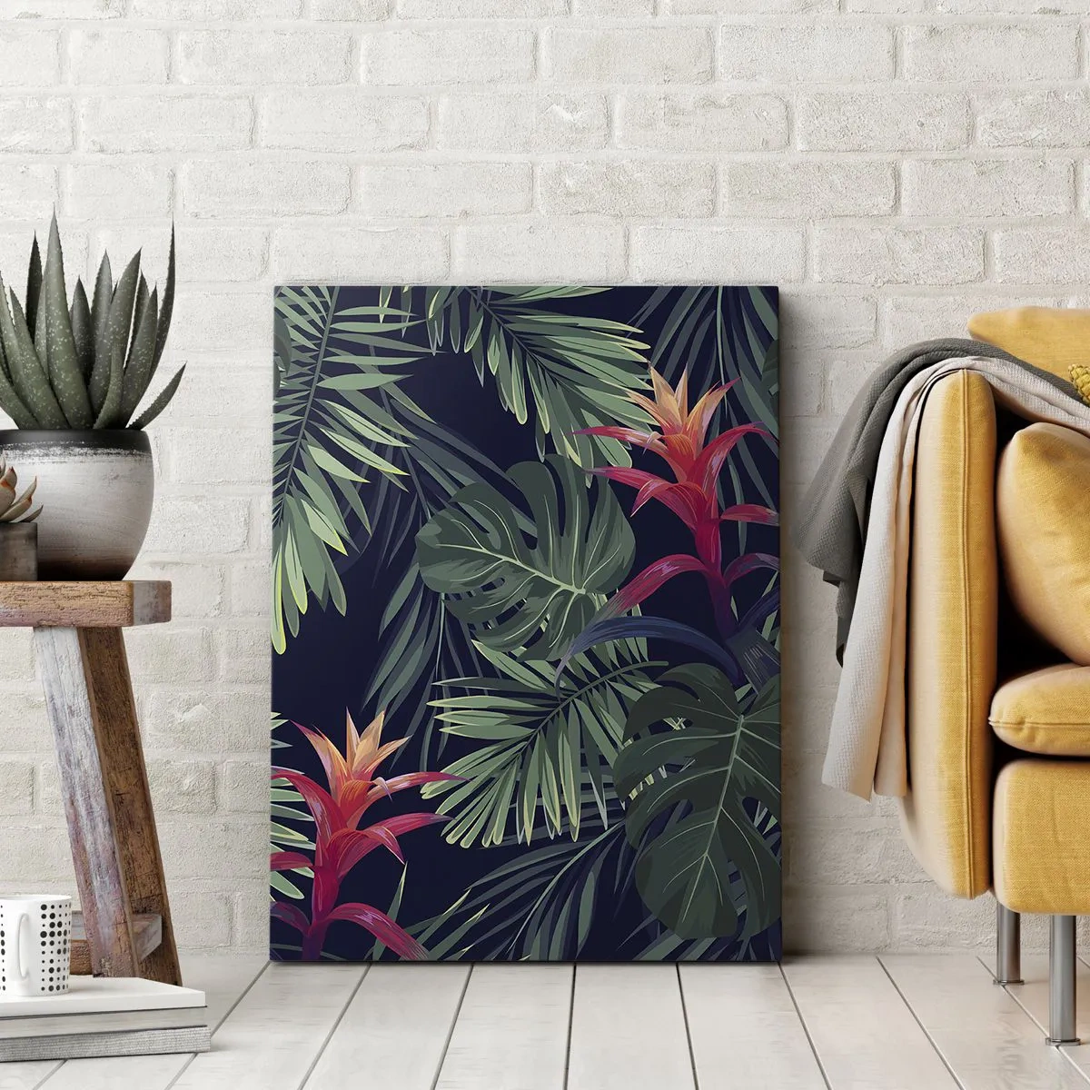 Quadro em tela - Queimar em verde - 50x70 cm
