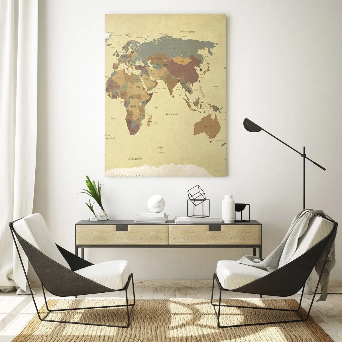 Quadro em vidro - Para ti - o mundo todo - 50x70 cm