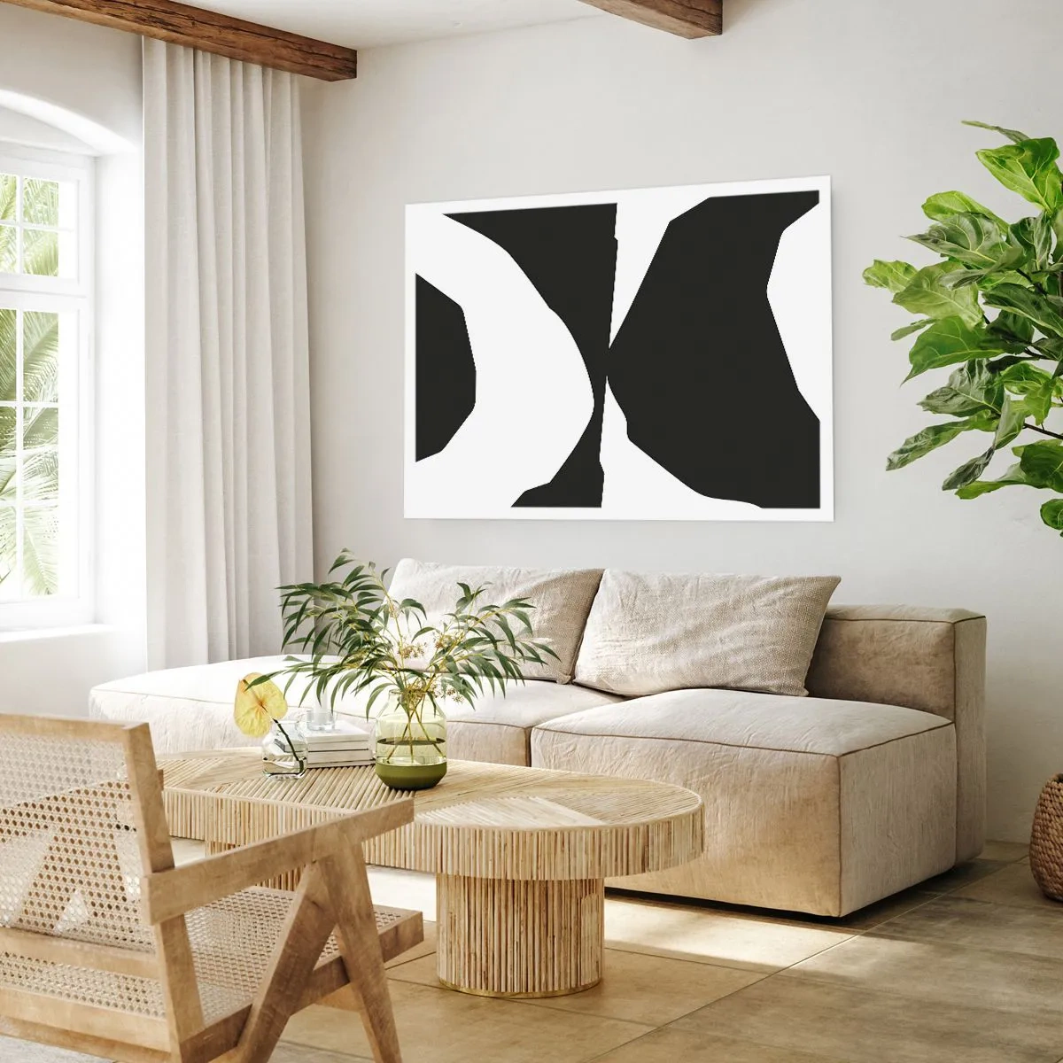 Pôster - Positivo negativo - 100x70 cm