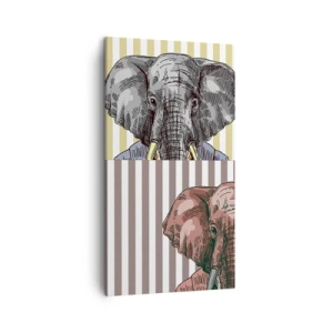 Quadro em tela - Elegante por natureza - 45x80 cm