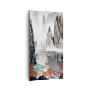 Quadro em tela - Poderosos guardiões  - 65x120 cm