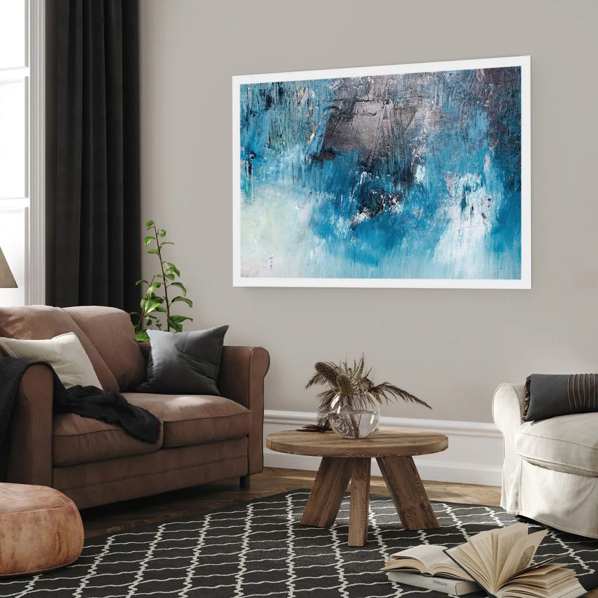 Pôster - Rapsódia em azul - 100x70 cm