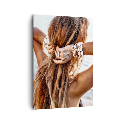 Quadro em tela - Irmã da água e do sol - 50x70 cm