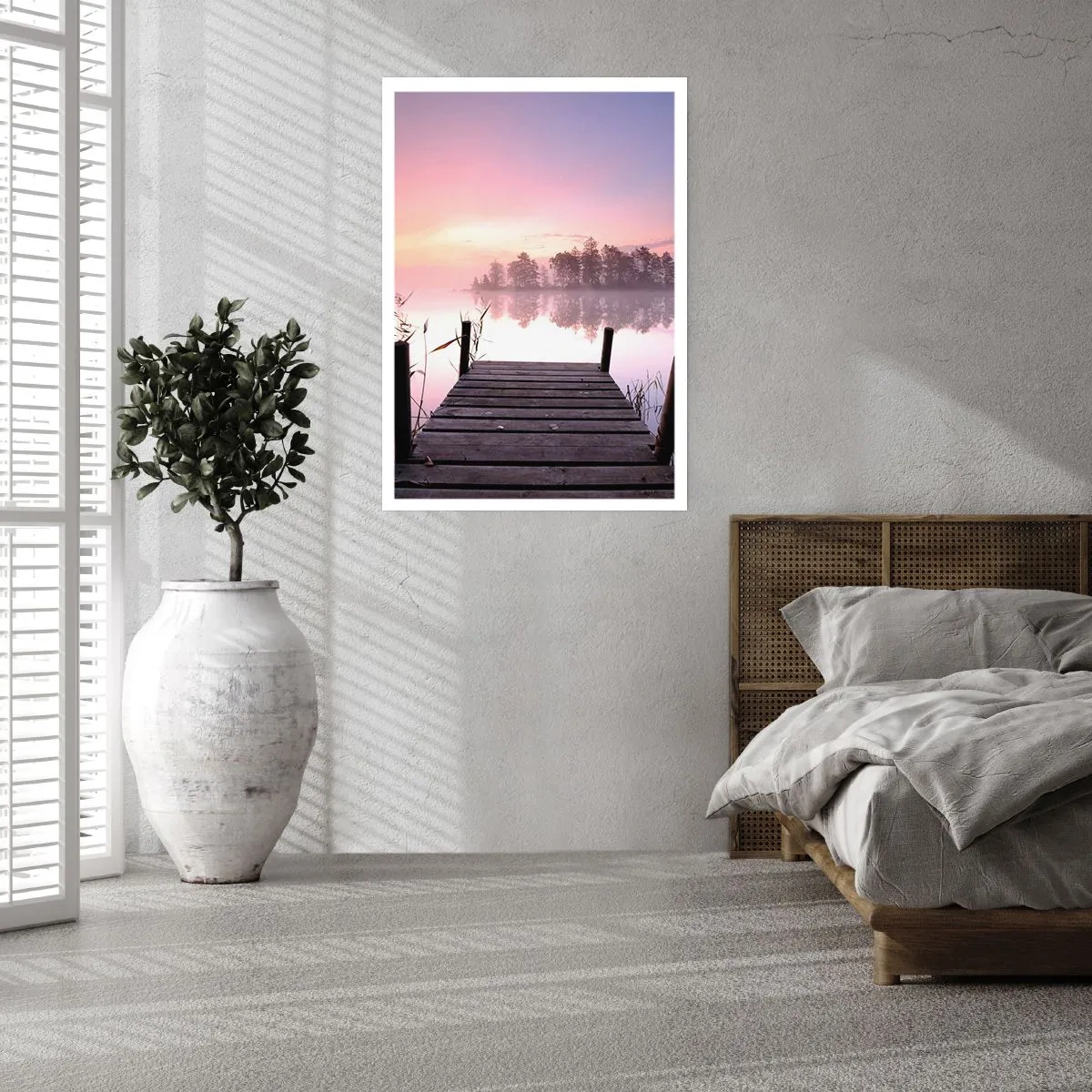 Pôster - Da névoa lilás... - 50x70 cm