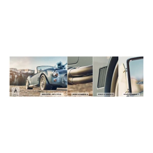 Amostra de papel de parede autocolante Deluxe Sticker - Porque o estilo conta - Carro, Cabriolé, Viagem - 100x30 cm