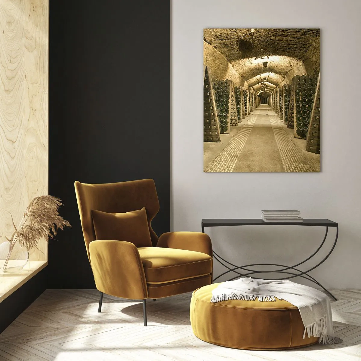 Quadro em vidro - O nascimento do sabor - 70x100 cm