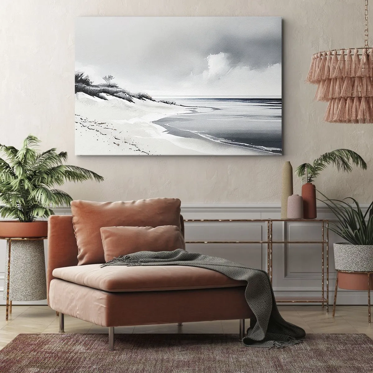 Quadro em tela - Juntos para sempre - 70x50 cm