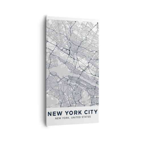 Quadro em tela - Anatomia de uma metrópole - 65x120 cm