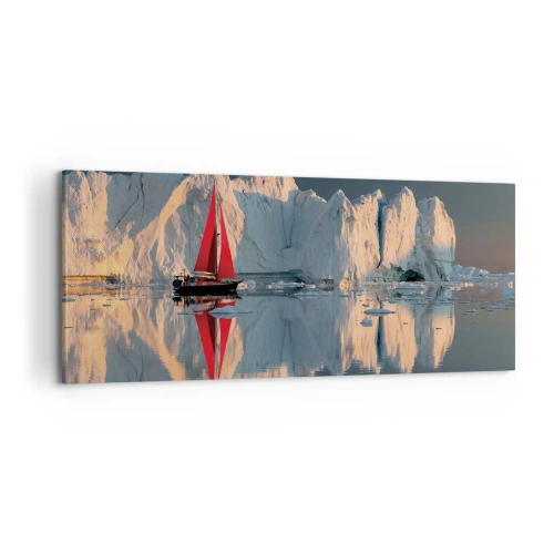 Quadro em tela - No fim do mundo - 100x40 cm