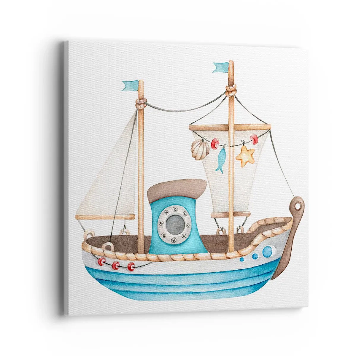 Quadro em tela - Vamos a isso! - 40x40 cm