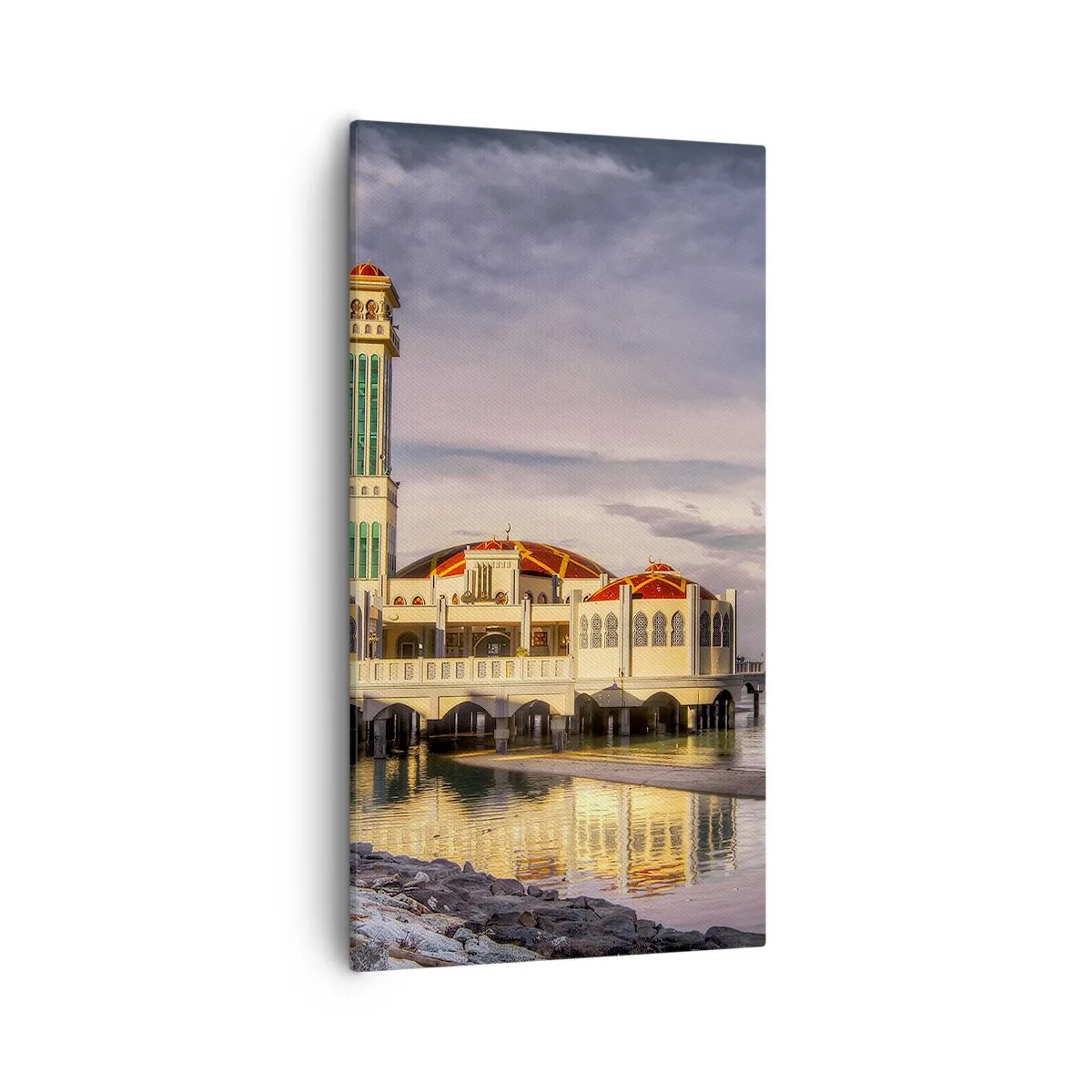 Quadro em tela - Templo da natureza - 55x100 cm