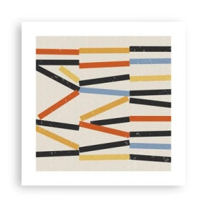 Pôster - Composição ao nível - 40x40 cm