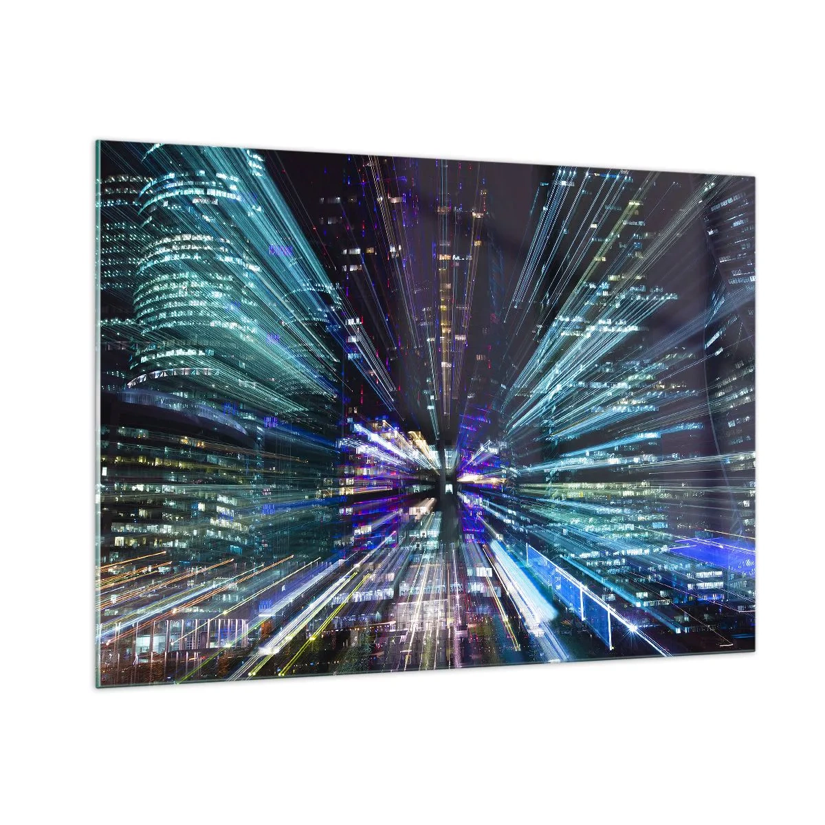 Quadro em vidro - Transição para o hiperespaço - 100x70 cm