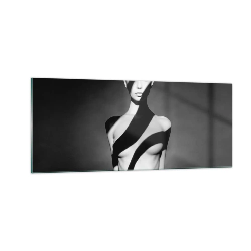 Quadro em vidro - No brilho e na sombra - 100x40 cm