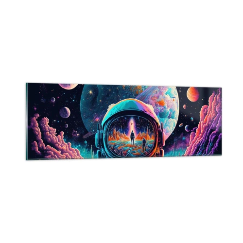 Quadro em vidro - Os filósofos não sonharam com isso - 90x30 cm