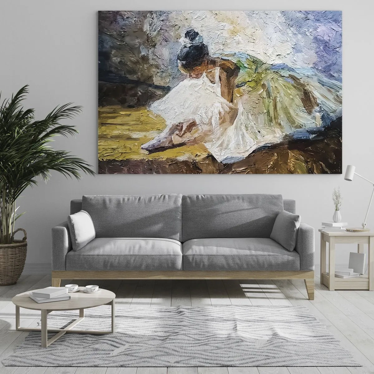 Quadro em vidro - Do quadro de Degas - 100x70 cm