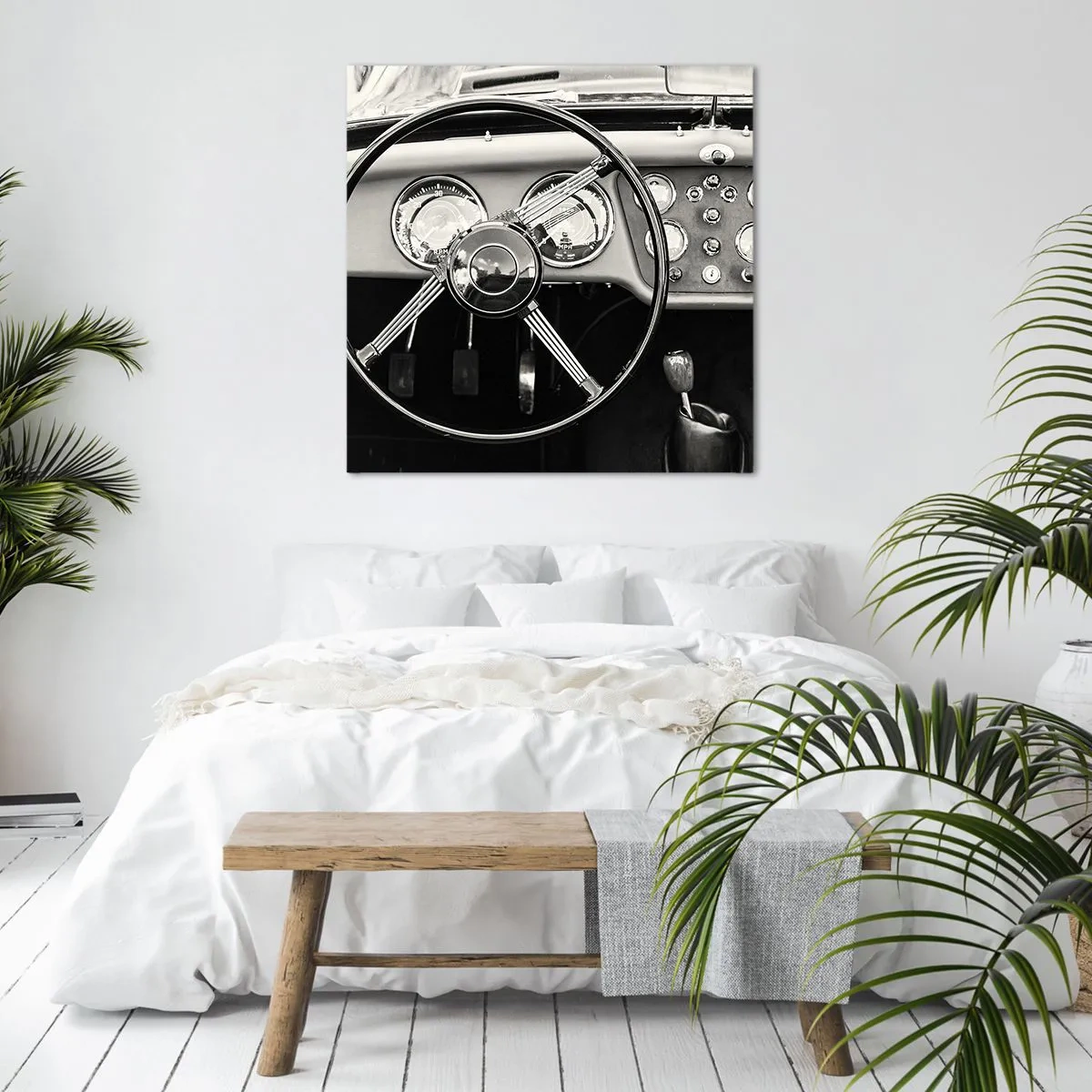 Quadro em tela - Um sonho de colecionador - 70x70 cm