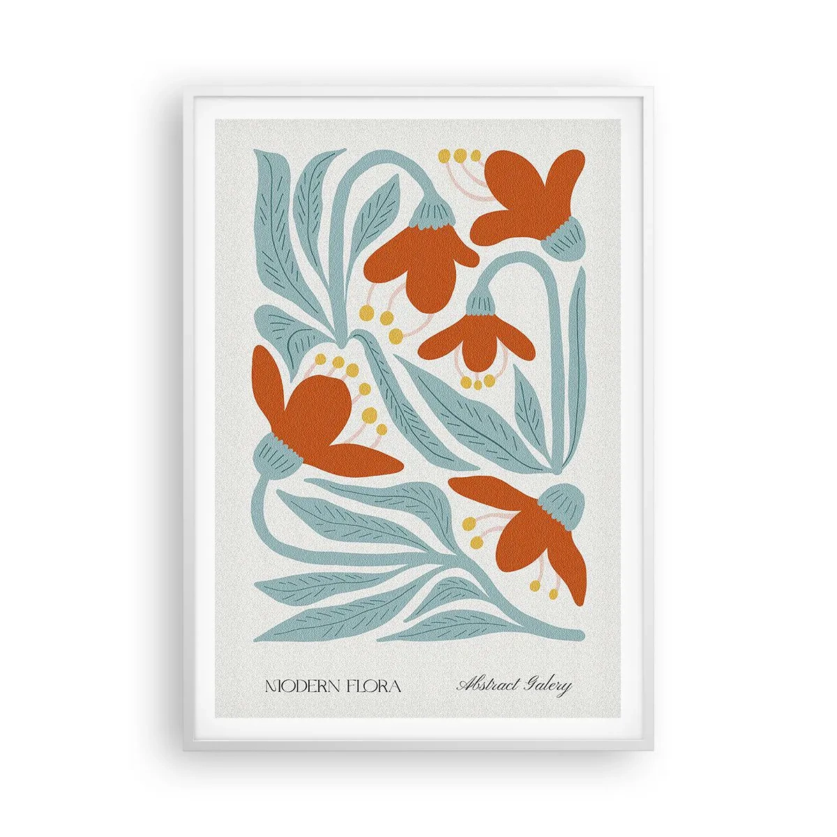 Pôster em moldura branca - Em direção à terra, em direção ao sol - 70x100 cm