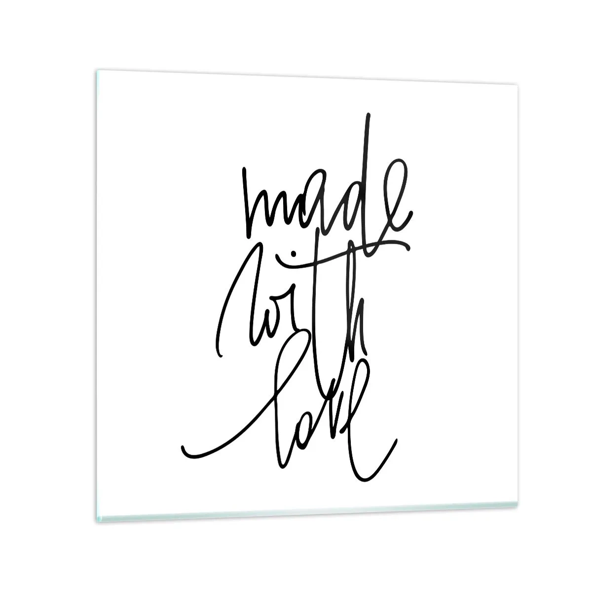 Quadro em vidro - A melhor marca - 50x50 cm