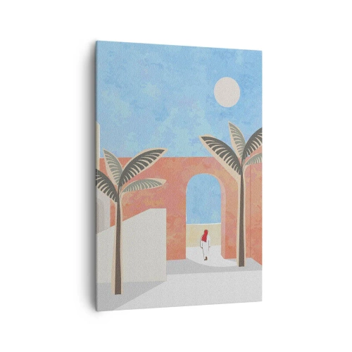 Quadro em tela - Dia árabe - 70x100 cm