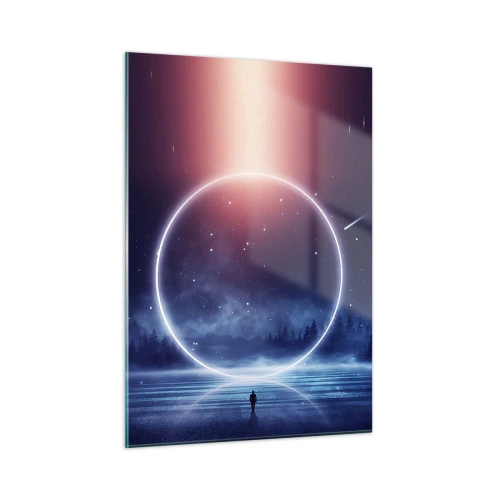 Quadro em vidro - Eles já estão aqui... - 50x70 cm