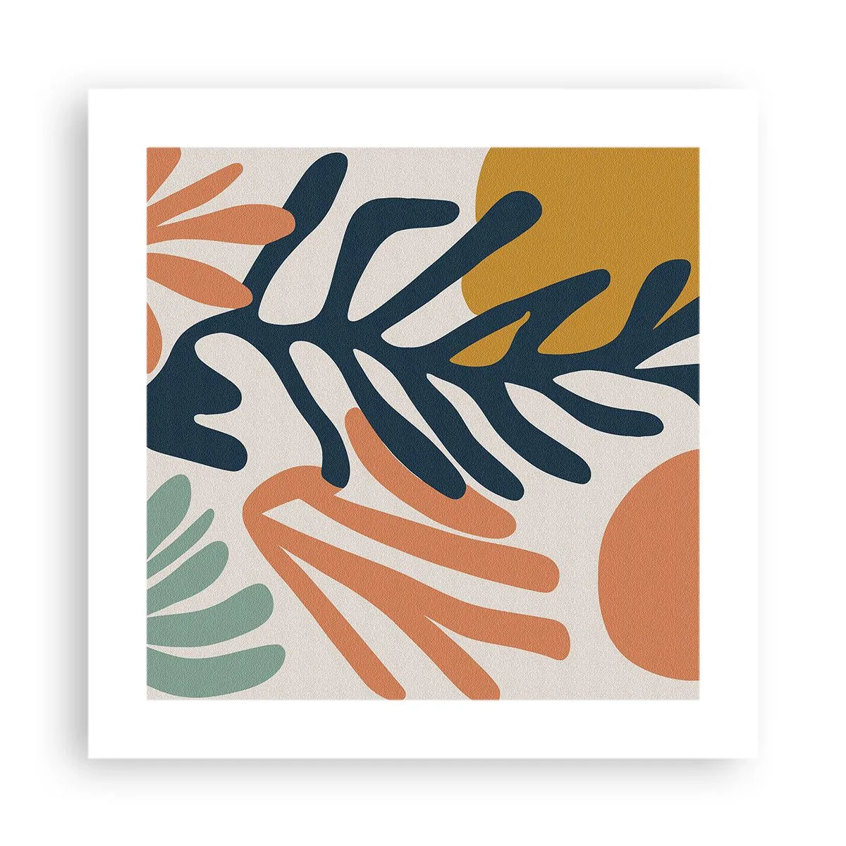 Pôster - Mares de coral - 40x40 cm