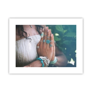 Pôster - Bem-vindo ao centro do ser - 40x30 cm