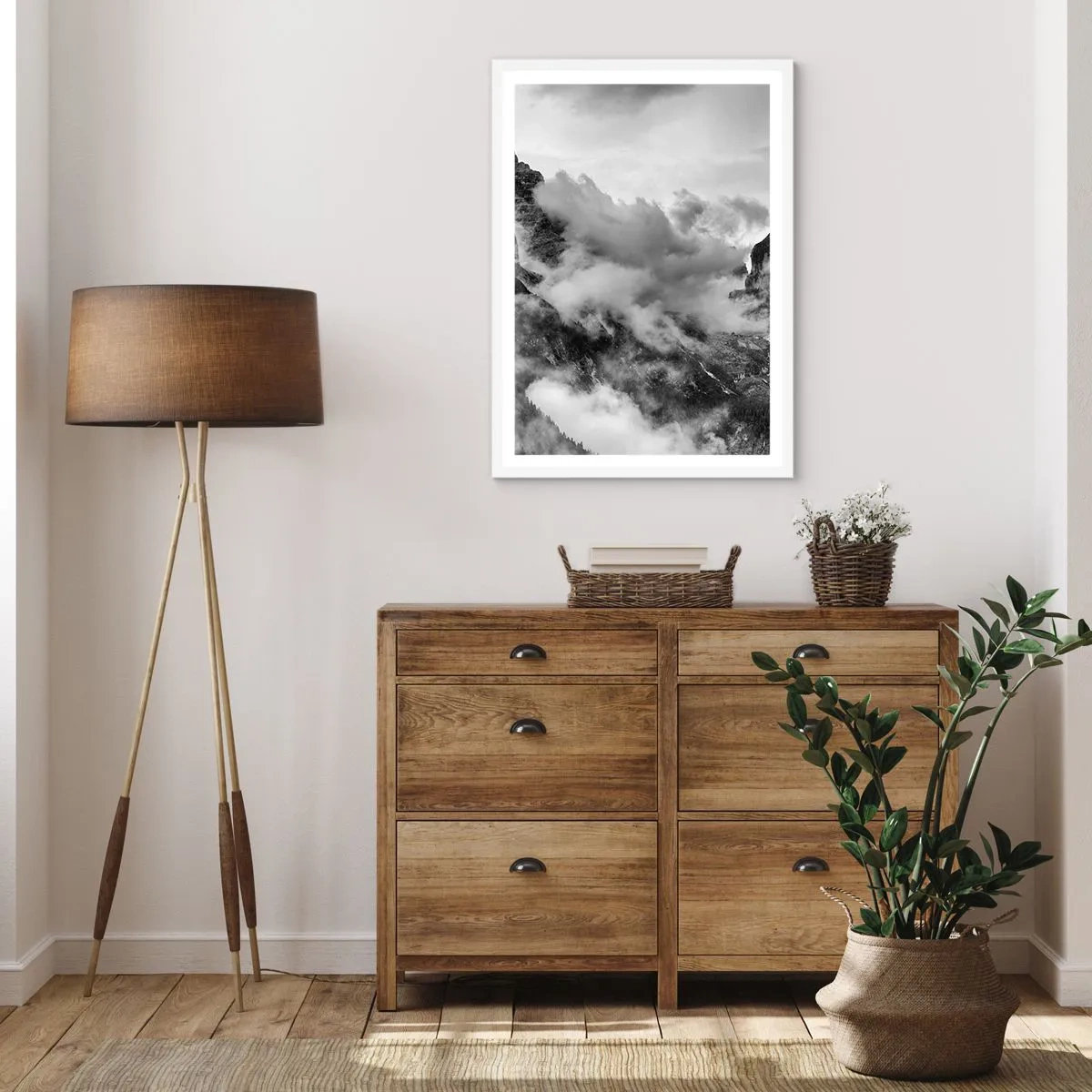 Pôster em moldura branca - Bonitas e cruéis - 61x91 cm