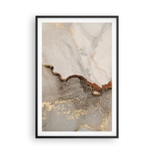 Pôster com moldura preta - No limite das cores - 61x91 cm