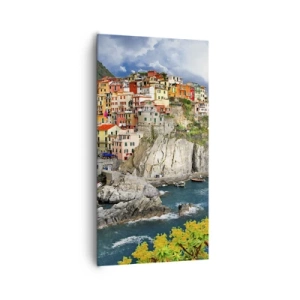 Quadro em tela - Um aglomerado nas rochas - 65x120 cm