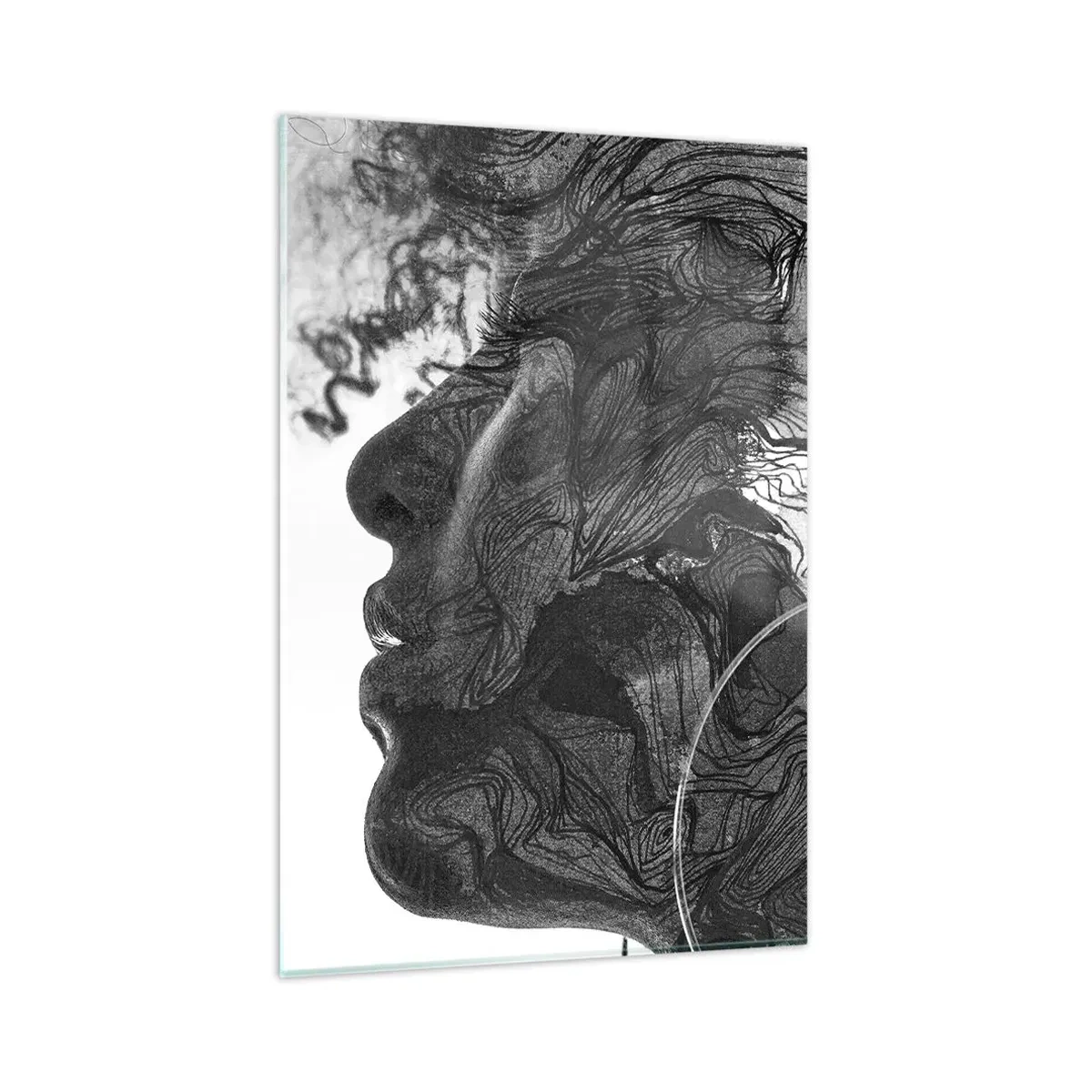 Quadro em vidro - Entrelaçados em sonhos - 80x120 cm