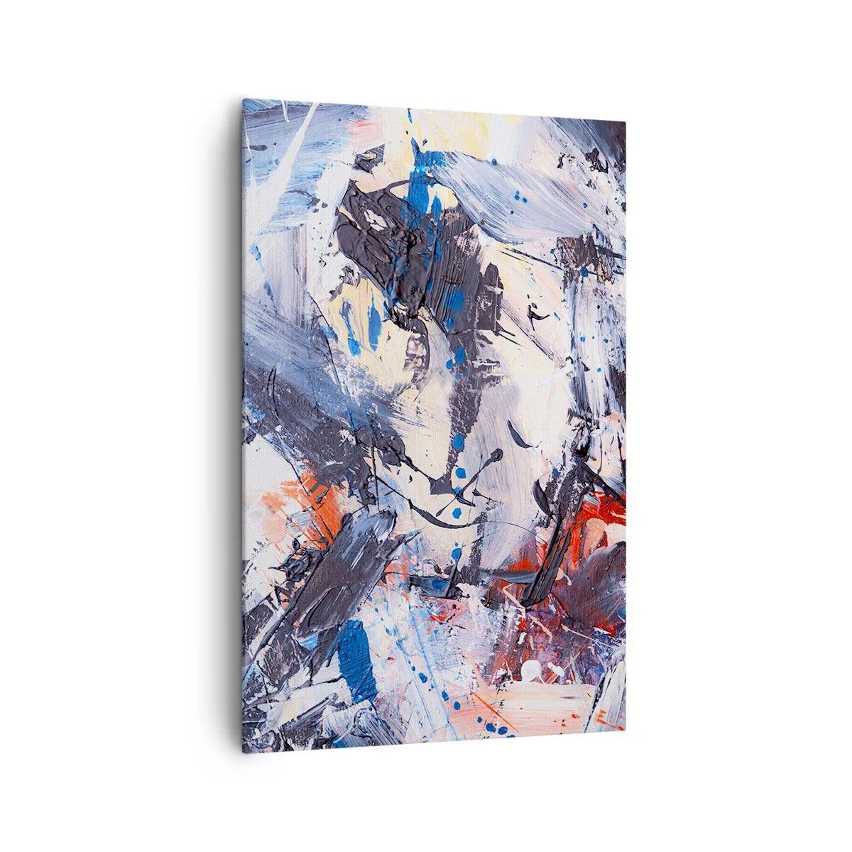 Quadro em tela - Dança louca da abstração - 80x120 cm