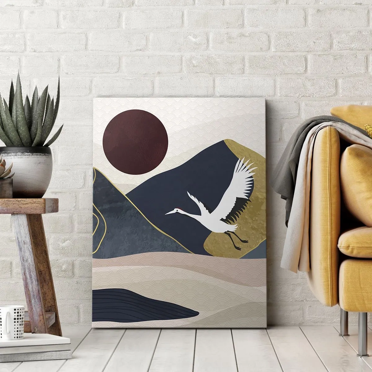 Quadro em tela - E o dia acaba novamente - 50x70 cm