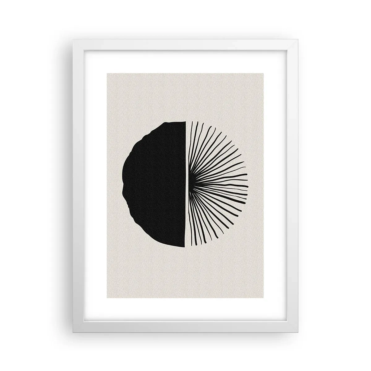 Pôster em moldura branca - Uma gama de possibilidades - 30x40 cm