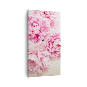 Quadro em tela - Em esplendor rosa - 65x120 cm