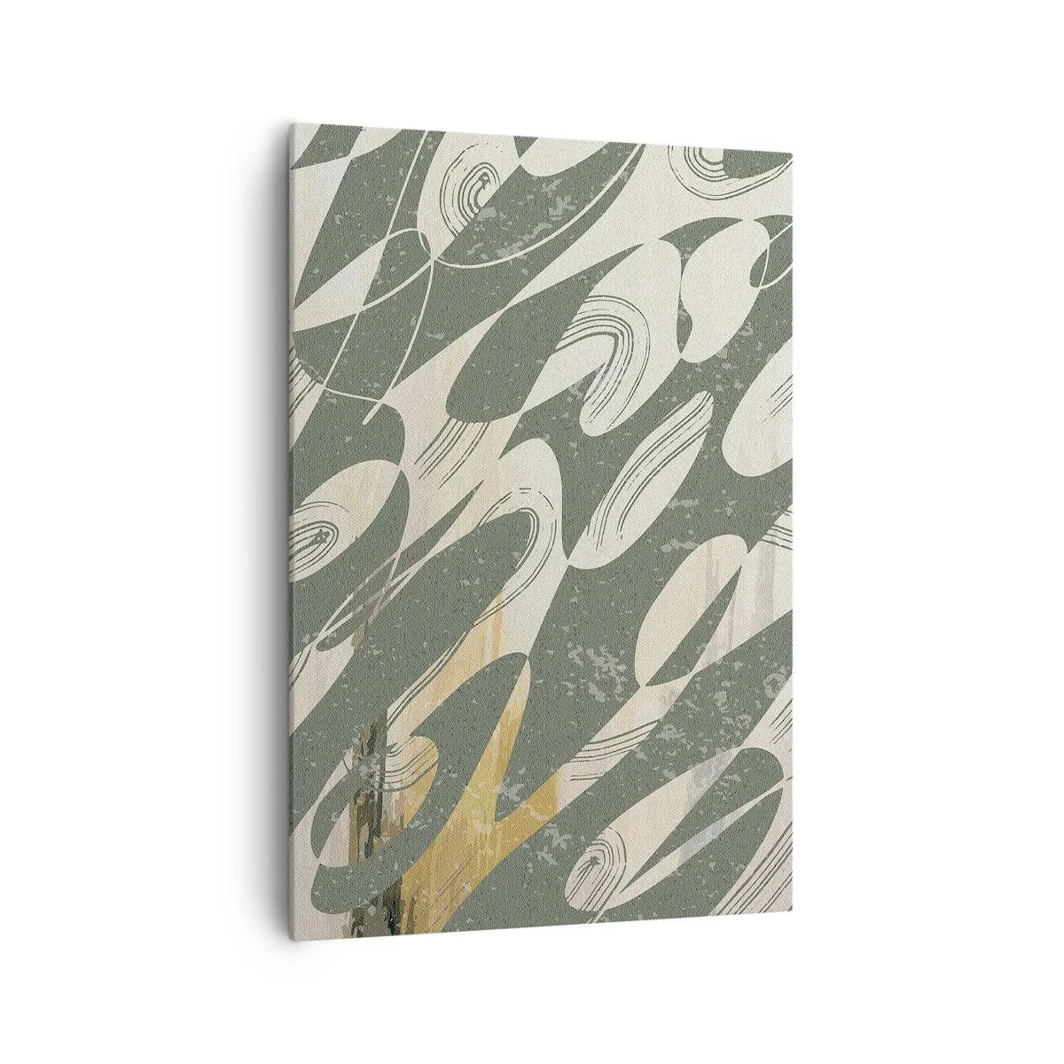 Quadro em tela - Abstração rítmica - 70x100 cm