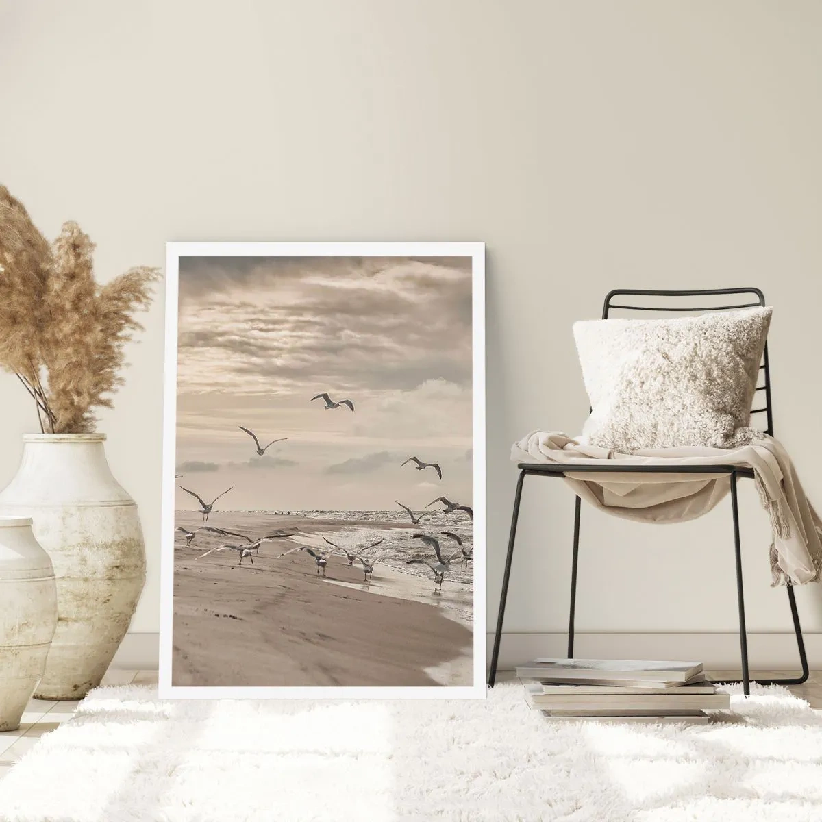 Pôster - O som do mar, o canto dos pássaros - 61x91 cm