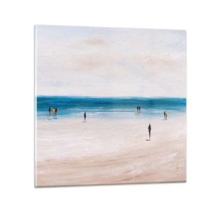 Quadro em vidro - Uma necessidade natural - 30x30 cm