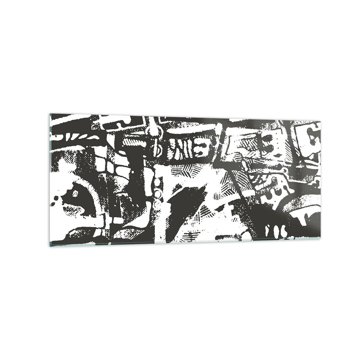 Quadro em vidro - Ordem ou caos? - 120x50 cm