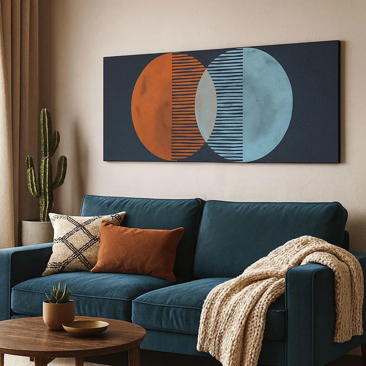 Quadro em tela - Fantasia astronómica - 100x40 cm