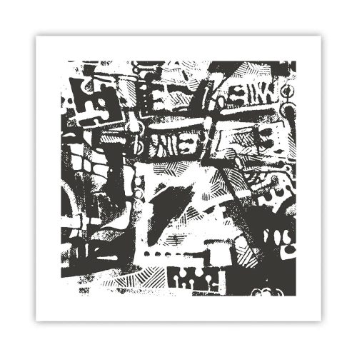 Pôster - Ordem ou caos? - 40x40 cm