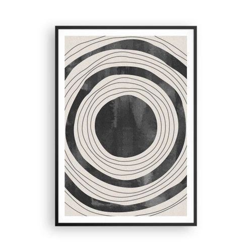 Pôster com moldura preta - Direito ao ponto - 70x100 cm